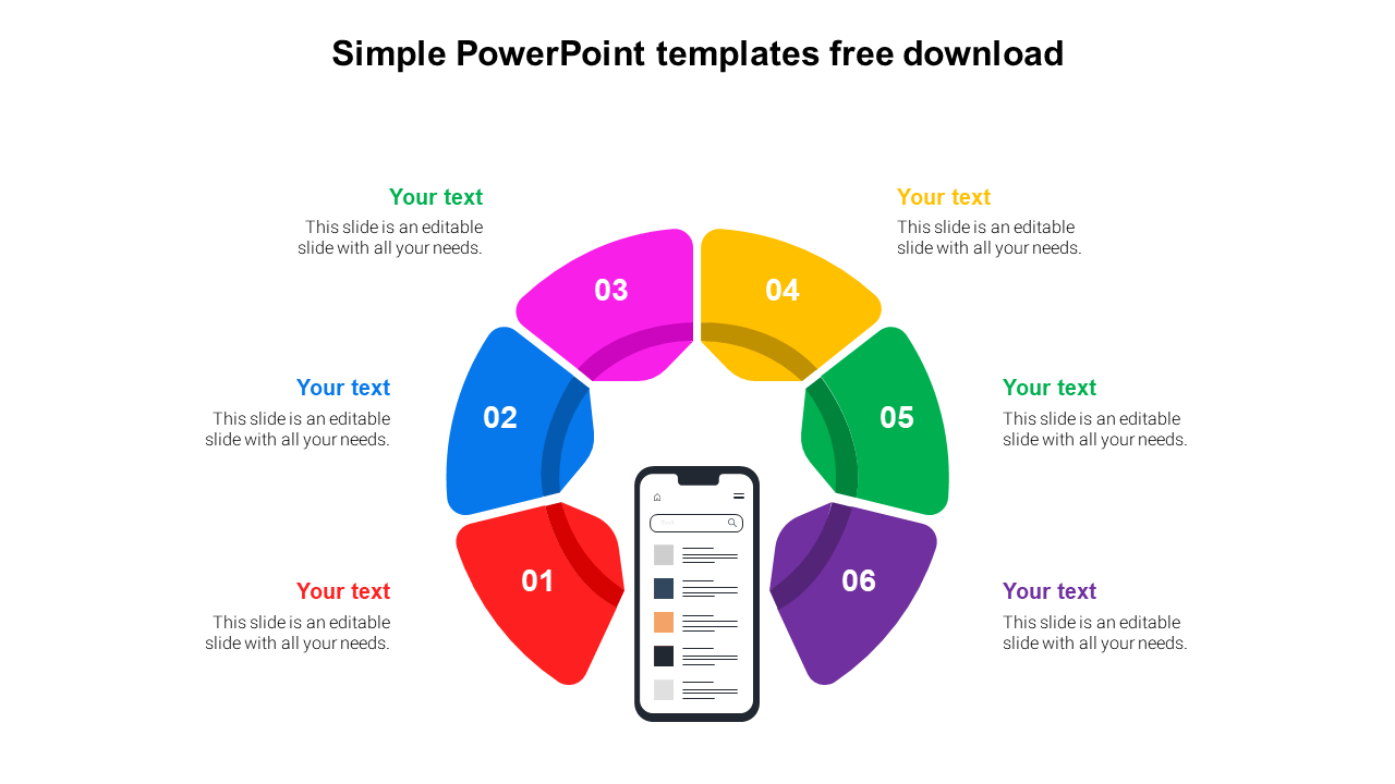 Free - Get Simple PowerPoint Templates Free Download 2019